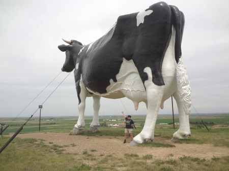 Karen Duquette and The World's Largest Holstein Cow